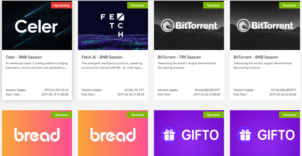 Bước 2 : Chọn dự án Upcoming