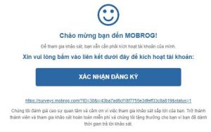 Truy cập vào email và ấn Xác nhận đăng ký
