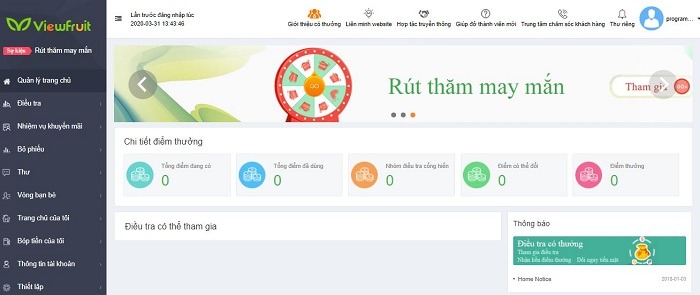 viewfruit - top trang khảo sát kiếm tiền nhiều nhất
