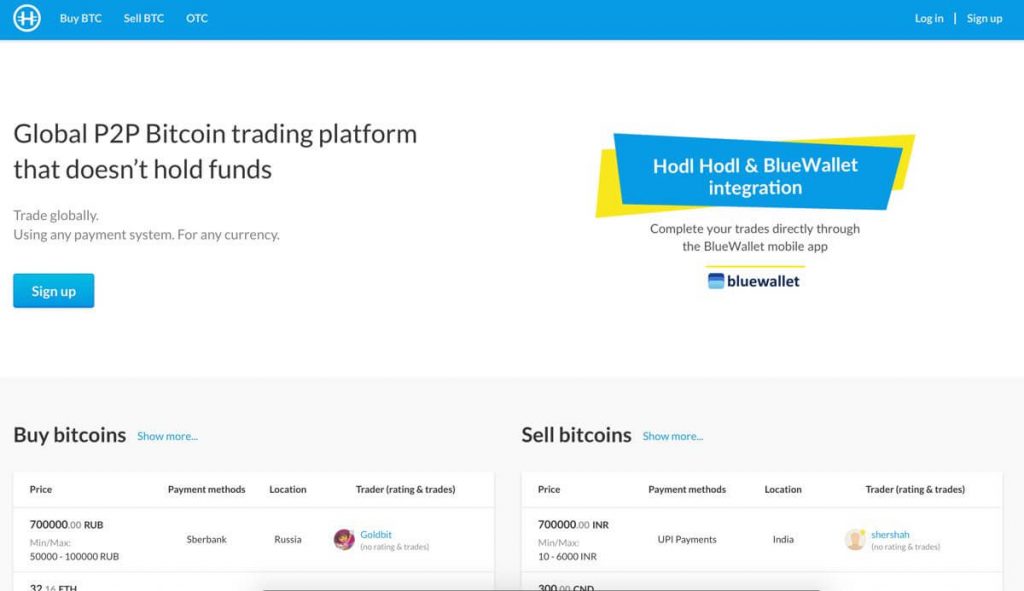 Giao diện HODL HODL