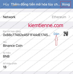 Thêm đồng tiên mã hóa