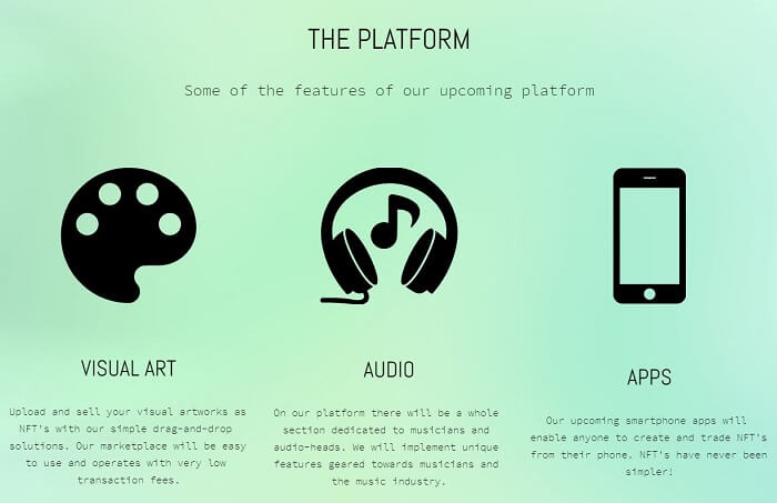 Giao diện NFT Art Finance - NFT Art Finance là gì