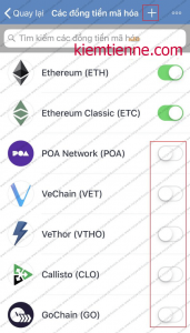 Các đồng tiền mã hóa