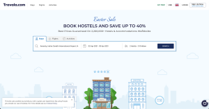 Hình 2: Giao diện website Travala