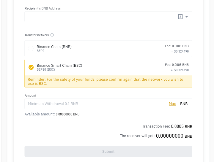 Hình 3 Bước 3 Hướng dẫn sử dụng token BEP20