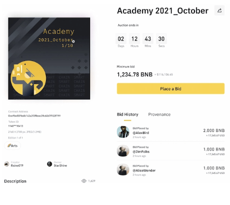 Hình 6 Hướng dẫn mua NFT