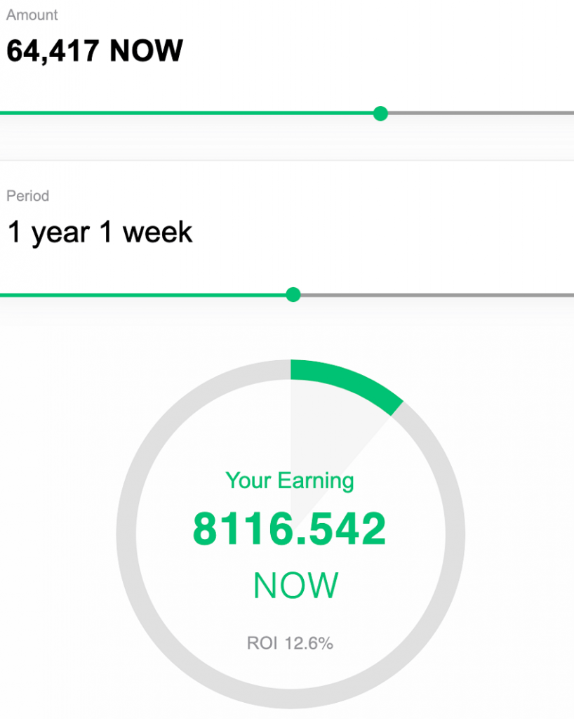 Hình 5: NOW Token staking