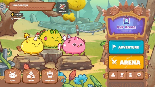 Hình ảnh trong game Axie Infinity