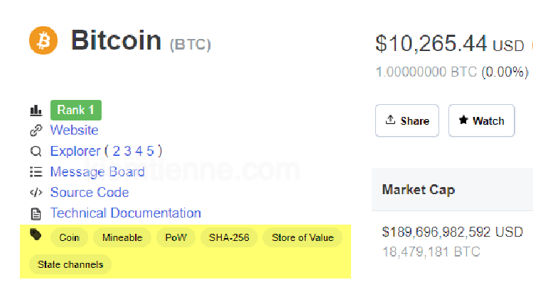 đồng bitcoin - so sánh Coin và Token