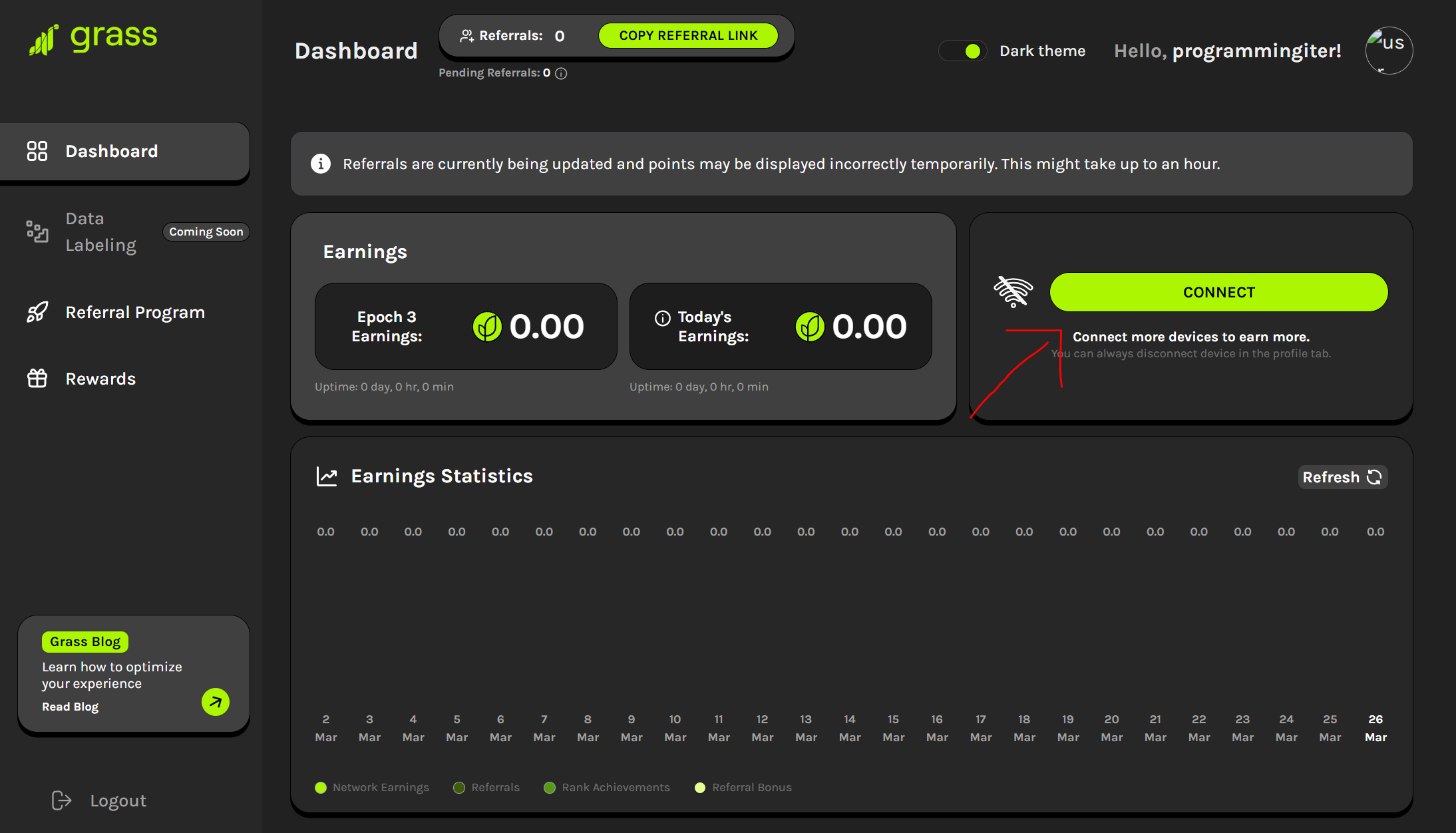 Hướng dẫn làm airdrop GetGrass (Dự án chia sẻ Wifi)