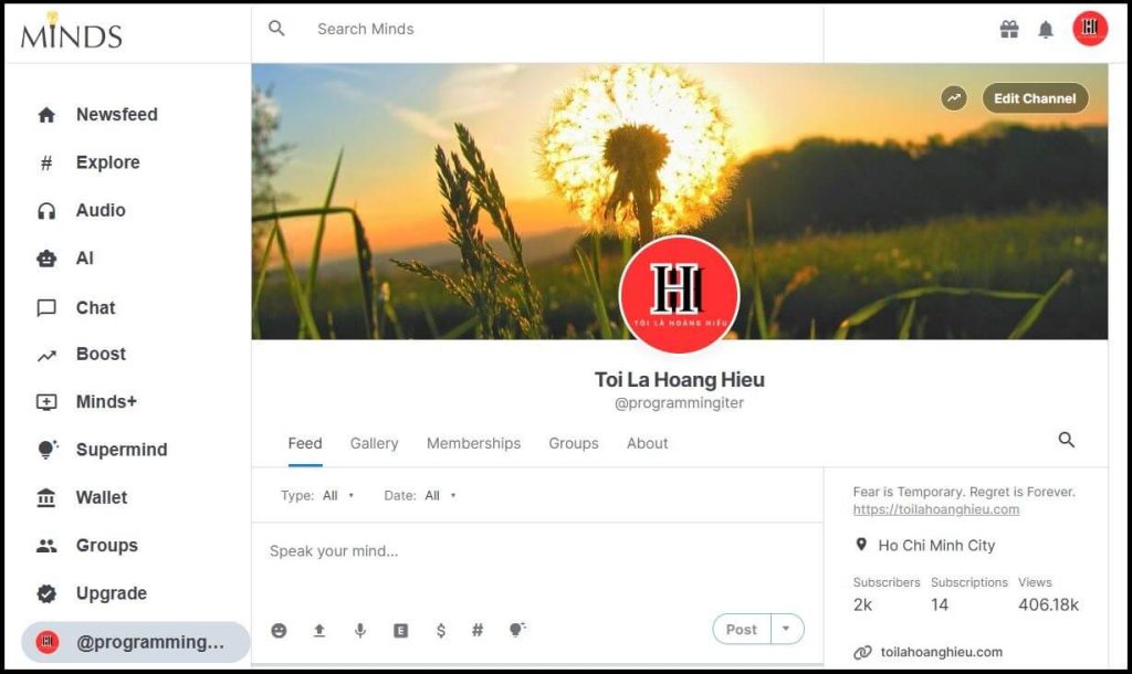 mạng xã hội minds