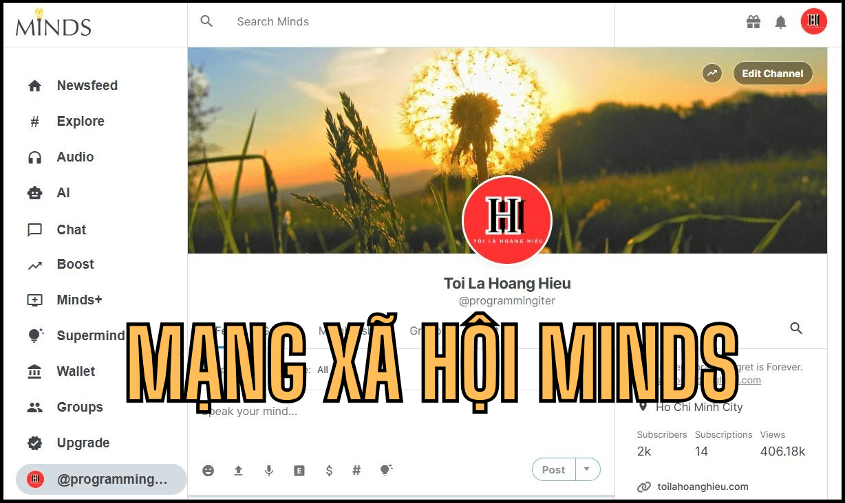 Mạng Xã Hội Minds là gì? Tất tần tật thông tin về Minds