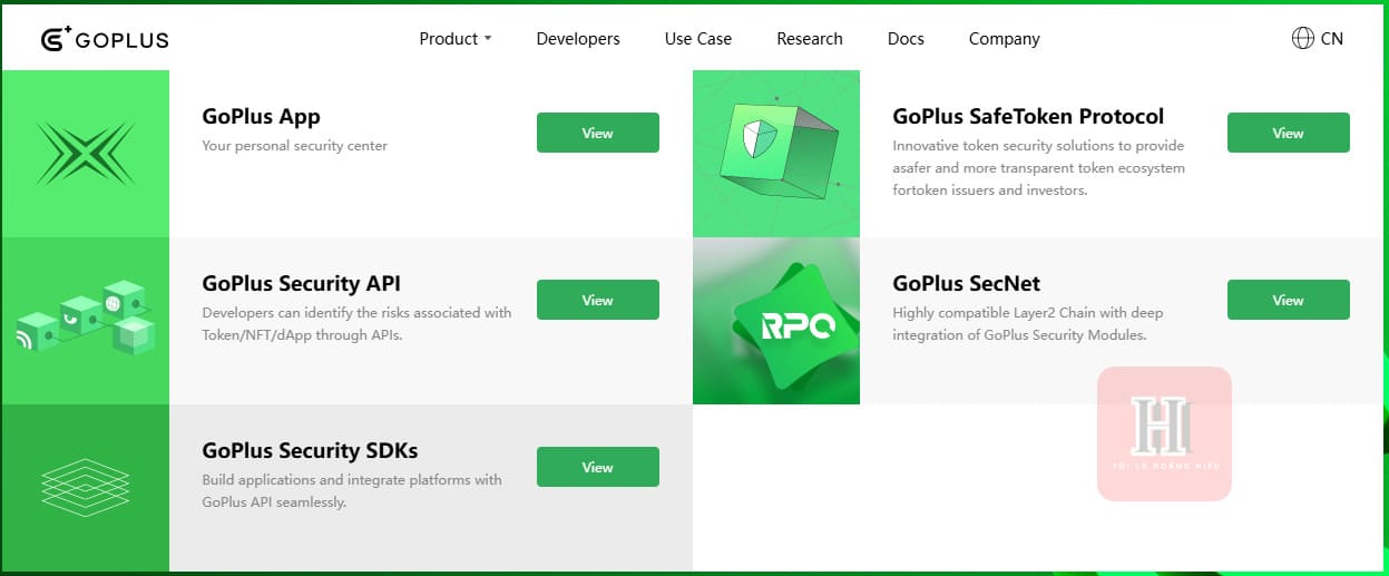 sản phẩm chính của GoPlus